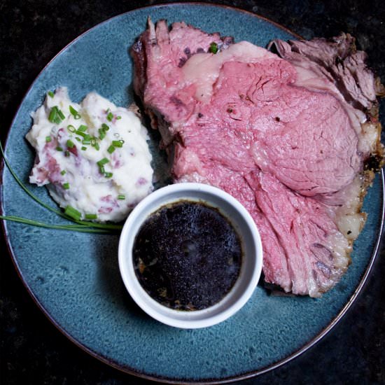 Date Night Prime Rib Roast - Recipe photo by Flipped-Out Food