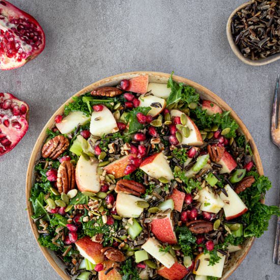 Wild Rice and Apple Salad - Recipe photo by Aredspatula