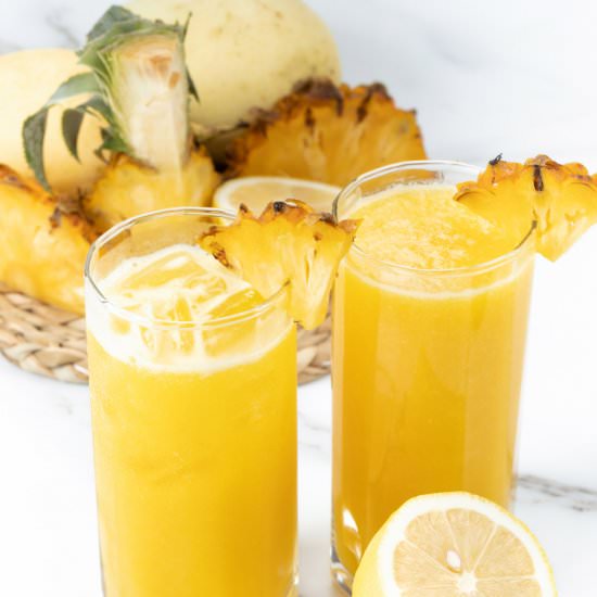 Pineapple Mango Juice Recipe - Recipe photo by healthyrecipes101