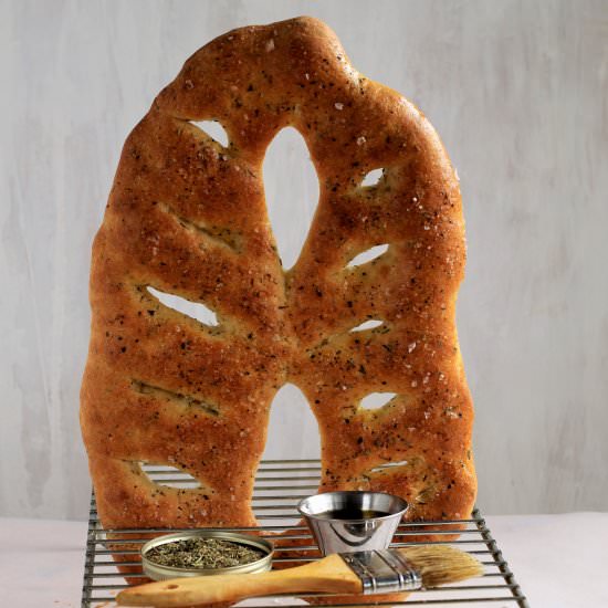 fougasse aux herbes de provence - Recipe photo by davebakes