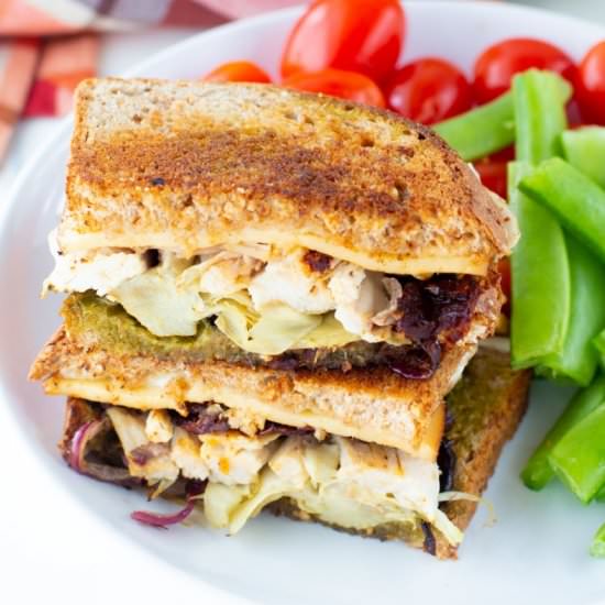 The BEST Leftover Turkey Sandwich - Recipe photo by Kelli @ Hungry Hobby