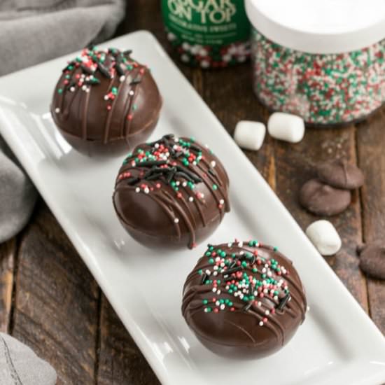 Hot Chocolate Bombs - Recipe photo by thatskinnychickcanbake