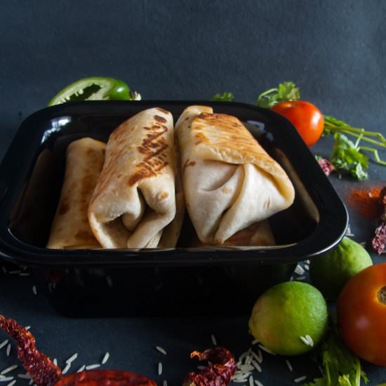 Spicy Paneer Burrito - Recipe photo by Puja