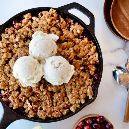 Orange Cranberry Crisp - Recipe photo by justataste