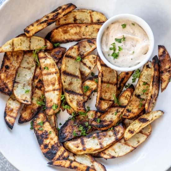 Grilled Potato Wedges - Recipe photo by glutenfreegrill