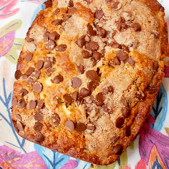 Apple chocolate chip bread - Recipe photo by evabakes