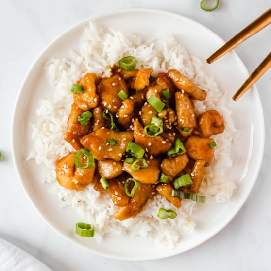Healthy Chinese Lemon Chicken - Recipe photo by damnspicy