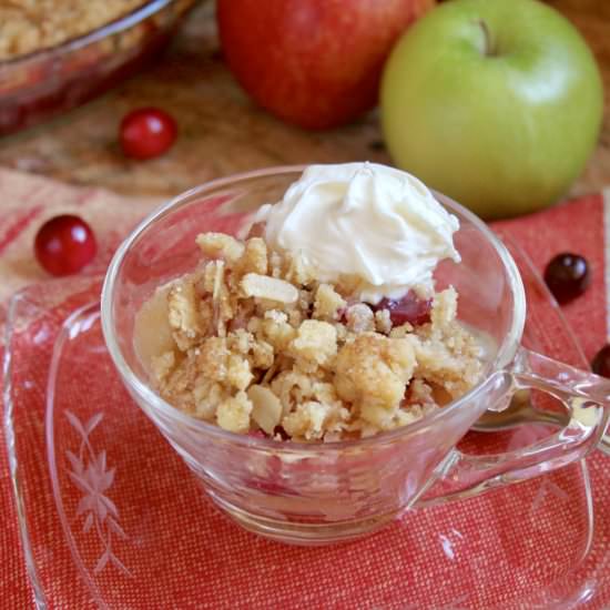 apple cranberry crisp - Recipe photo by christinascucina