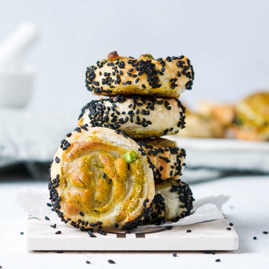 Samosa Pinwheels - Recipe photo by Mrs Jones Kitchen