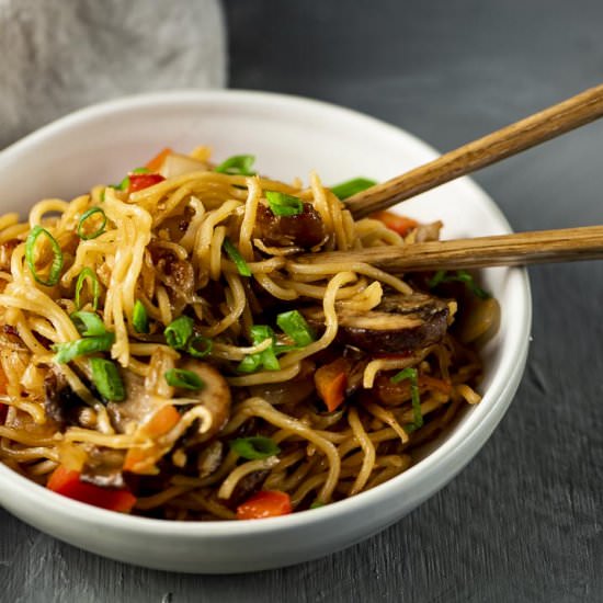 Pork Belly Yakisoba Noodles - Recipe photo by Went Here 8 This