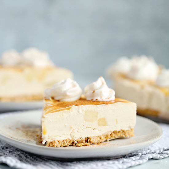 Caramel Apple Cheesecake - Recipe photo by lifebeginswithdessert