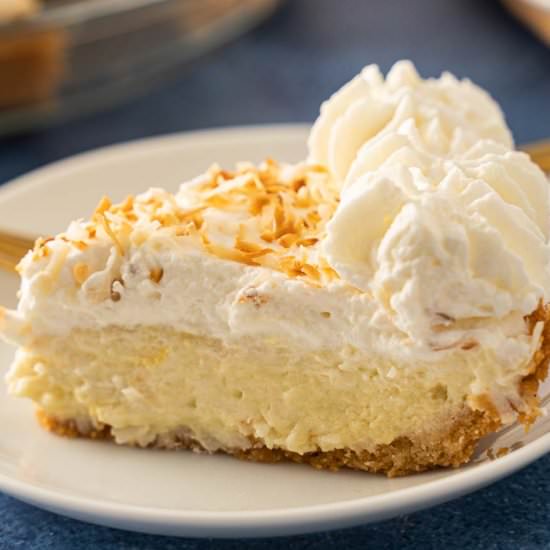 Keto Coconut Cream Pie - Recipe photo by debsdailydish