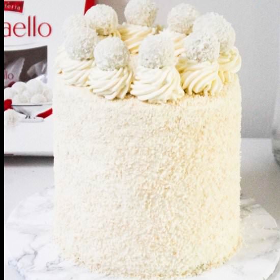 Coconut Raffaello Malibu Rum Cake - Recipe photo by Simshomekitchen