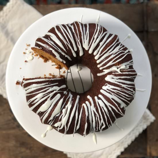 Gingerbread Bundt Cake - Recipe photo by thedoughtydoughnut