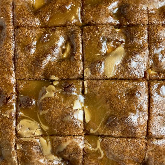 Caramel Apple Dapple Cake - Recipe photo by thebrookcook.wordpress.com