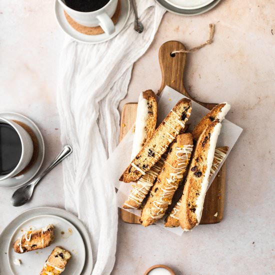Cranberry Orange Biscotti - Recipe photo by bake and bacon
