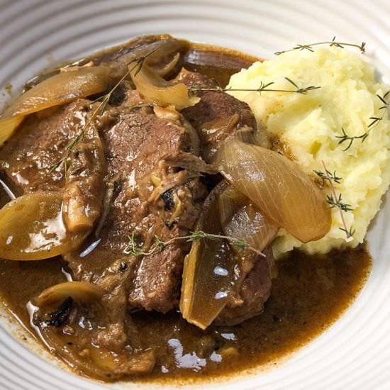 Braised Steak & Onions - Recipe photo by Kjs Food Journal