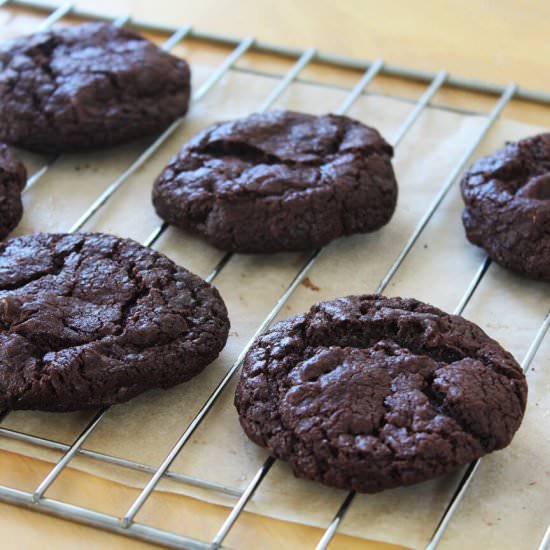 Double chocolate cookies - Recipe photo by hornoMX