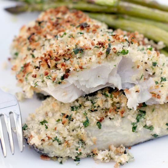 Parmesan Crusted Haddock - Recipe photo by EricasRecipes