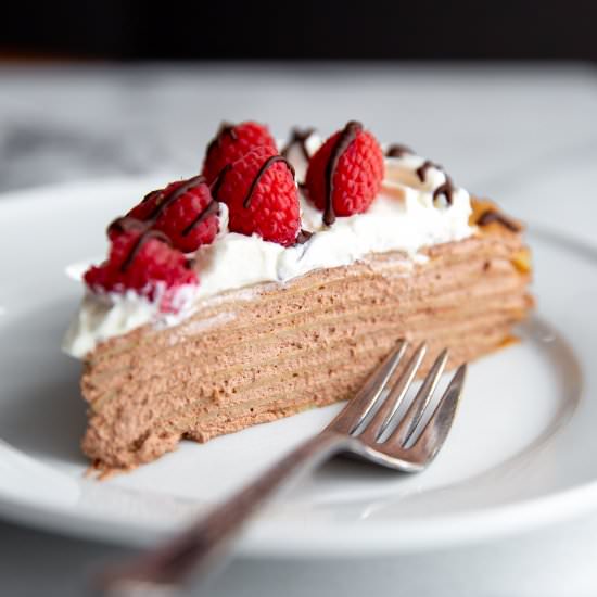 Easy Crepe Cake (GF Option!) - Recipe photo by FromScratchFast