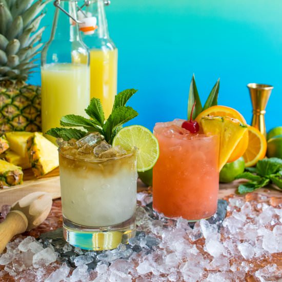 Mai Tai two ways - Recipe photo by Beyond Reproach