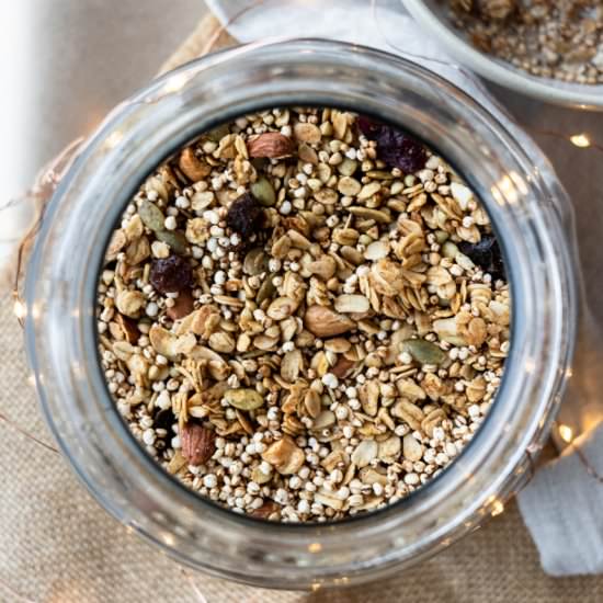 Festive Fruit and Nut Granola - Recipe photo by nothangryanymore