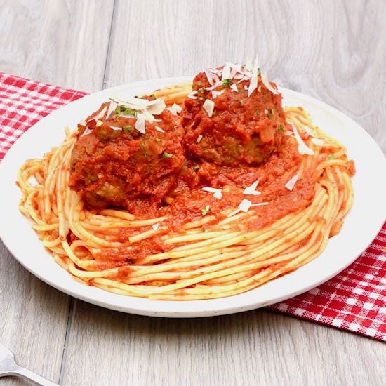 Spaghetti and Meatballs - Recipe photo by anothertablespoon