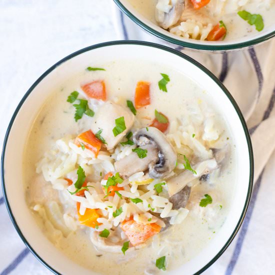 Chicken and Rice Soup - Recipe photo by Healthy Life Trainer