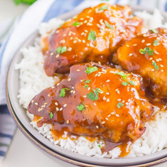 Slow Cooker Teriyaki Chicken - Recipe photo by pumpkinnspice