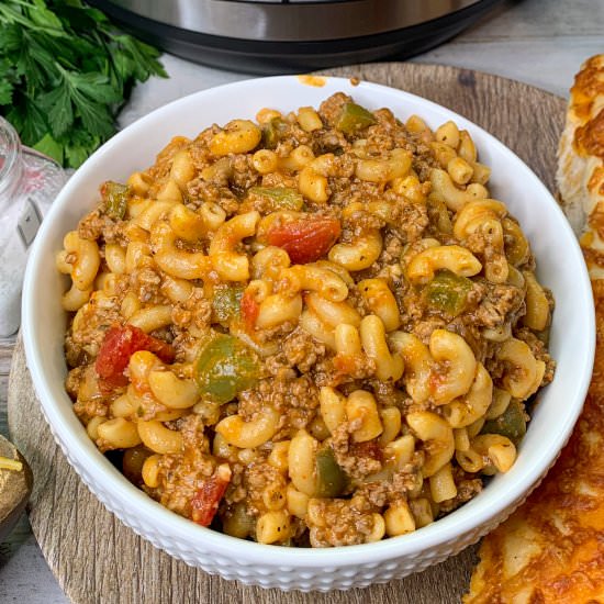 Instant Pot Goulash - Recipe photo by Modern Meal Makeover