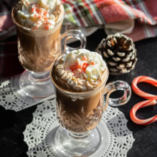 Boozy Peppermint Mochas - Recipe photo by JawnsICooked