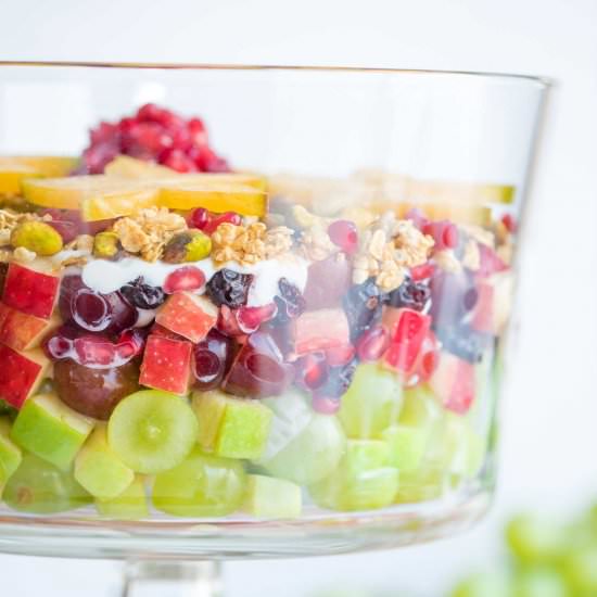 Christmas Fruit Salad - Recipe photo by Two Healthy Kitchens