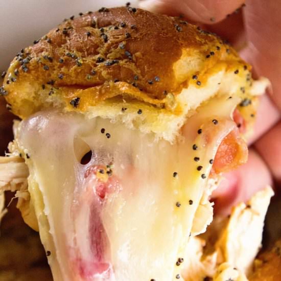 Cheesy Bacon Turkey Sliders - Recipe photo by julieseatsandtreats