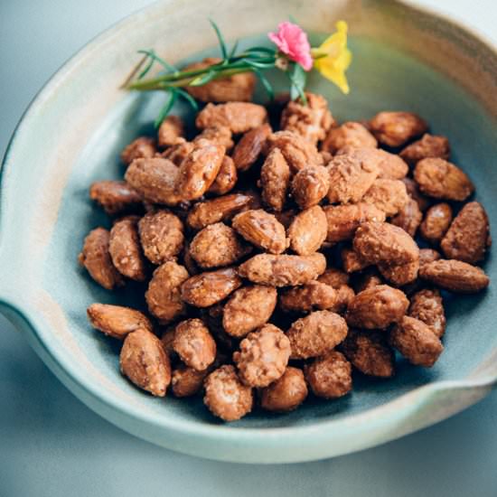 Danish Burnt Almonds Gluten Free - Recipe photo by glutenfreeindian