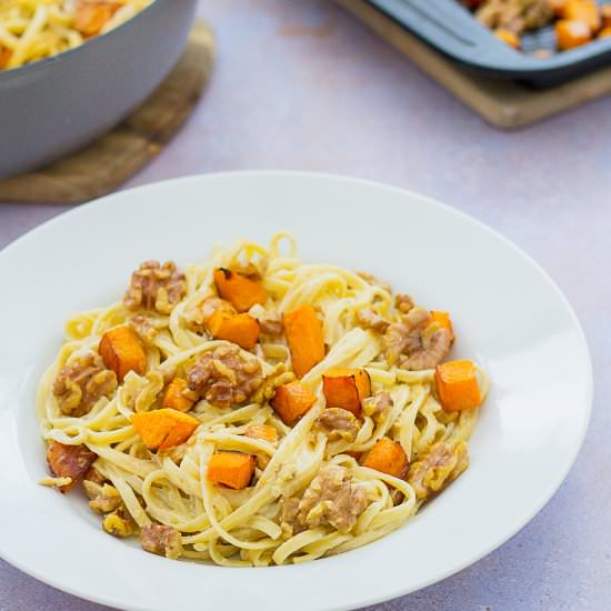 Stilton, Squash and Walnut Pasta - Recipe photo by easypeasyfoodie