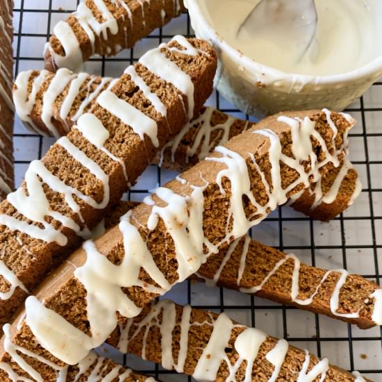 Gluten Free Gingerbread Biscotti - Recipe photo by frozen_bananas_