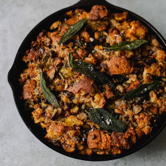 Pork, chestnut and sage stuffing - Recipe photo by Shecanteatwhat
