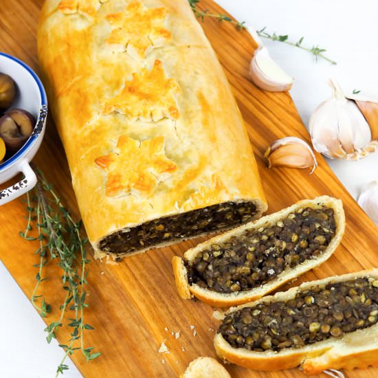 Christmas Dinner Vegan Wellington - Recipe photo by plantbasedrecipe2020