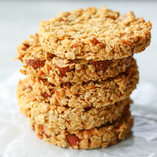 Vegan Oatmeal Cookies (no flour) - Recipe photo by chefjacooks