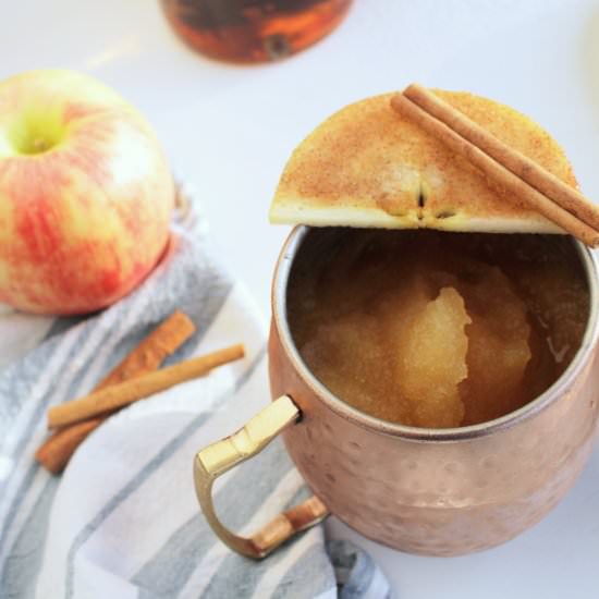Frozen Apple Cider Whiskey Slushie - Recipe photo by homebodyeats