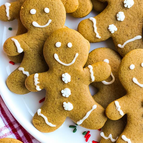 Gingerbread Men Cookies - Recipe photo by Kathryns.kitchen.blog