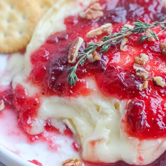 Cranberry Baked Brie - Recipe photo by Kathryns.kitchen.blog