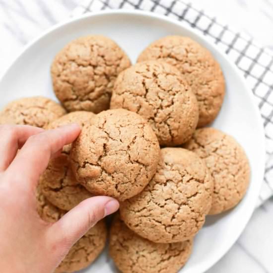 Almond Butter Cookies (GF, DF) - Recipe photo by felicialim