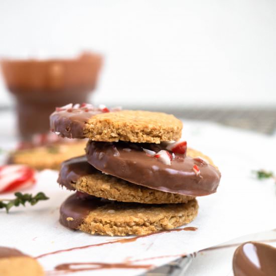 Chocolate Peppermint Digestives - Recipe photo by catherine.desserts
