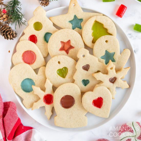 Stained Glass Cookies - Recipe photo by amandascookin