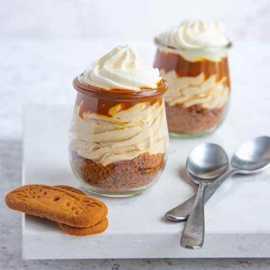Gingerbread Cheesecake Jars - Recipe photo by bakesbybrownsugar
