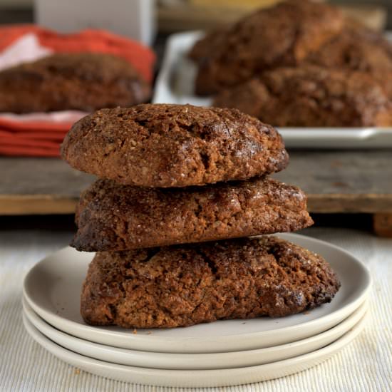 gingerbread scones - Recipe photo by davebakes