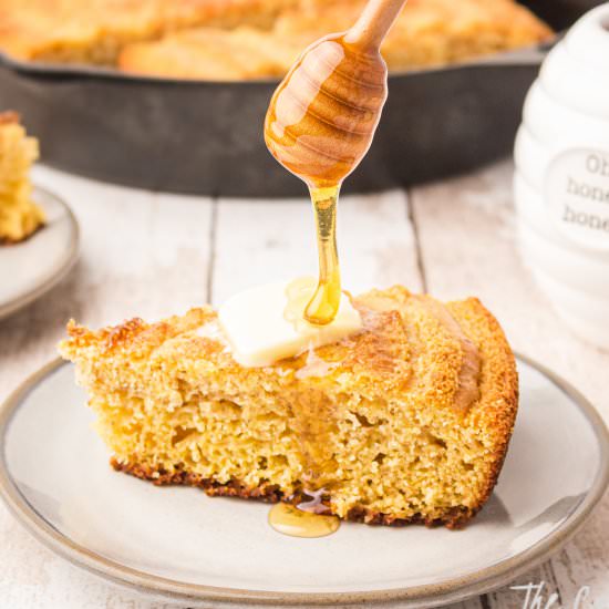 Southern Cornbread - Recipe photo by thecaglediaries