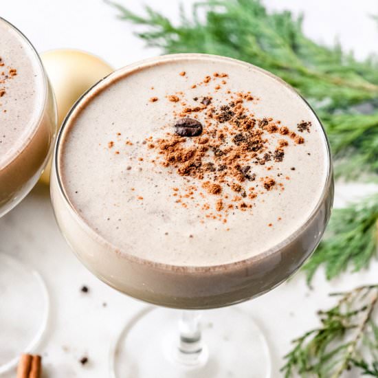 Eggnog Espresso Martini with Rum - Recipe photo by nyssas_kitchen