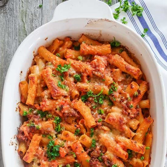 Gluten-Free Pasta Al Forno - Recipe photo by Only Gluten Free Recipes